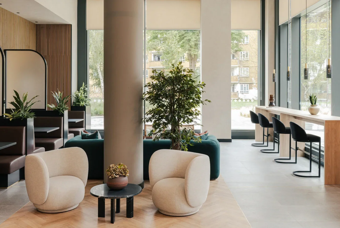Woodberry Down Residents Communal Lounge Study Finsbury Park London N4