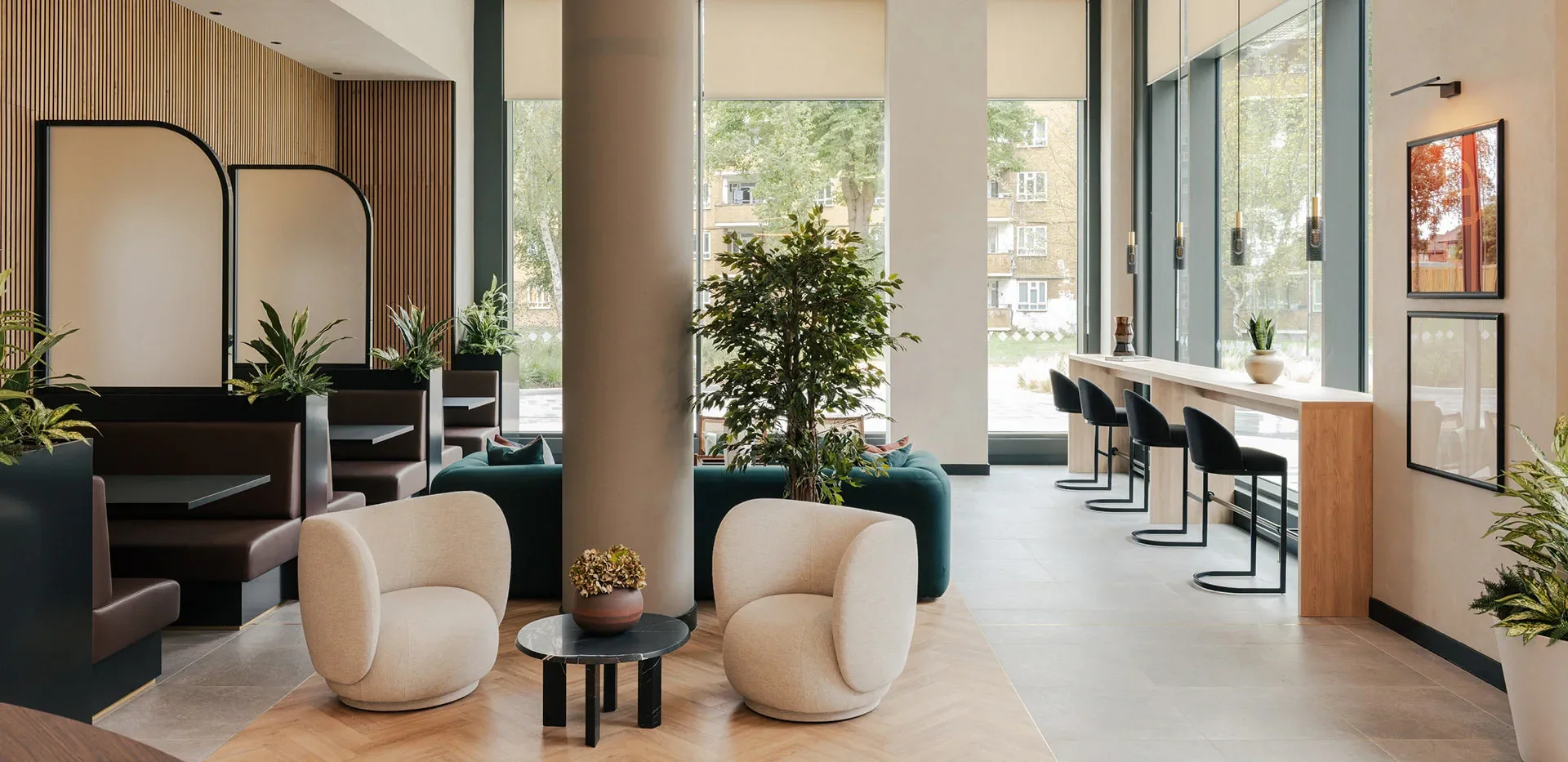 Woodberry Down Residents Communal Lounge Study Finsbury Park London N4