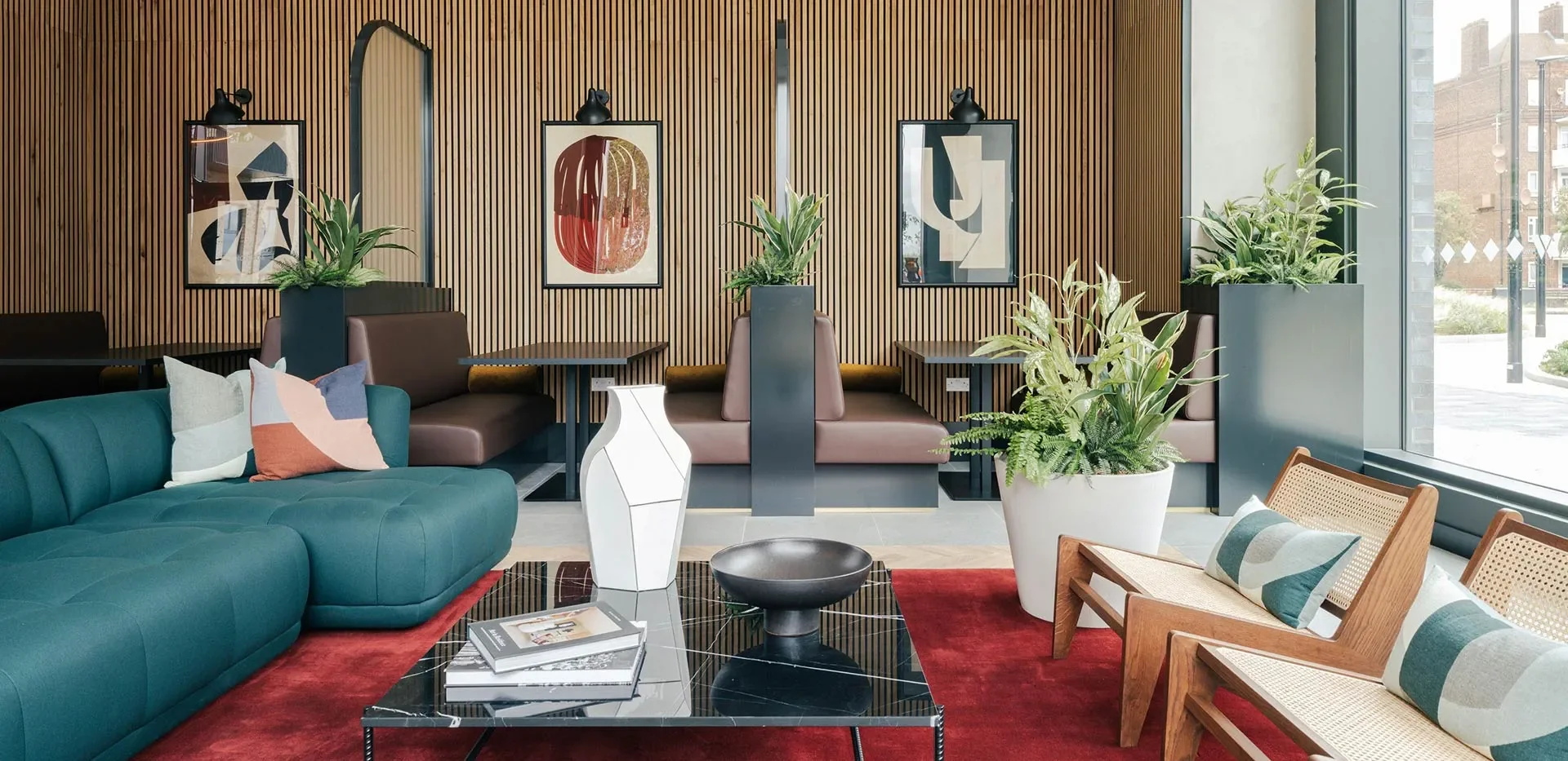 Woodberry Down Residents Lounge Seating Area Finsbury Park London N4