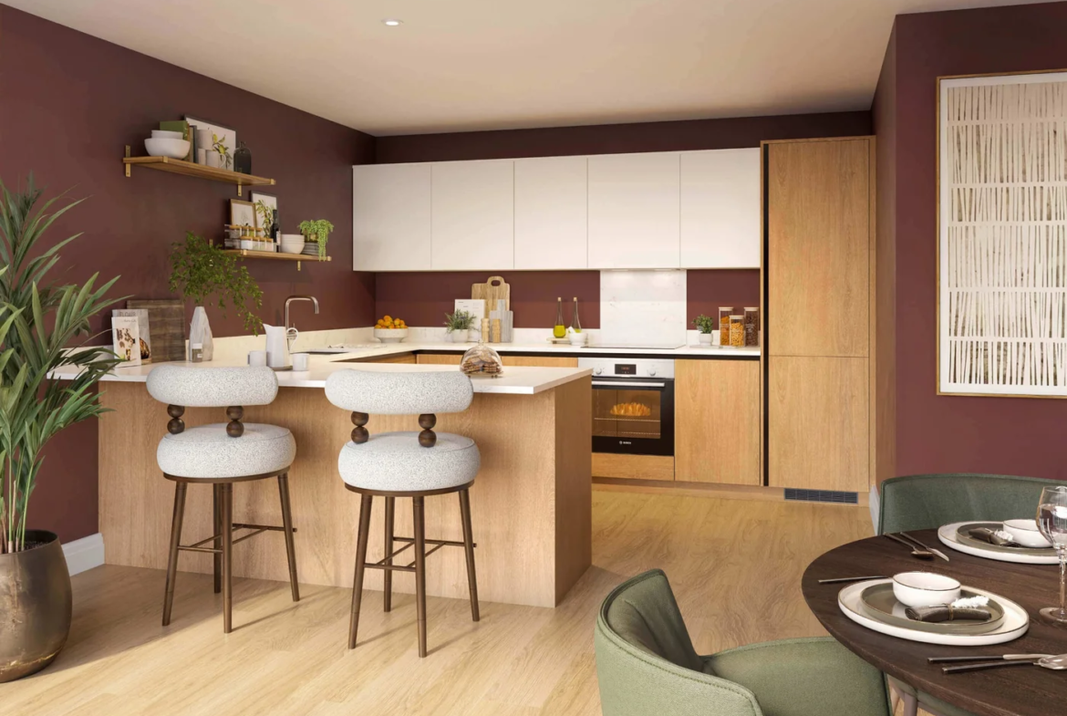 Hertford Locks Modern Kitchen