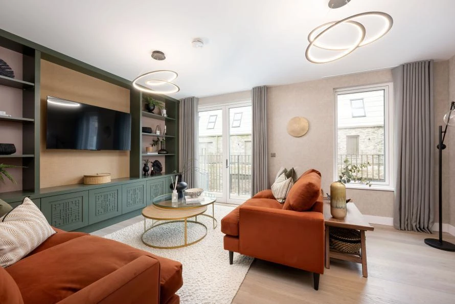 Living Room With Terrace Knights Park Cambridge