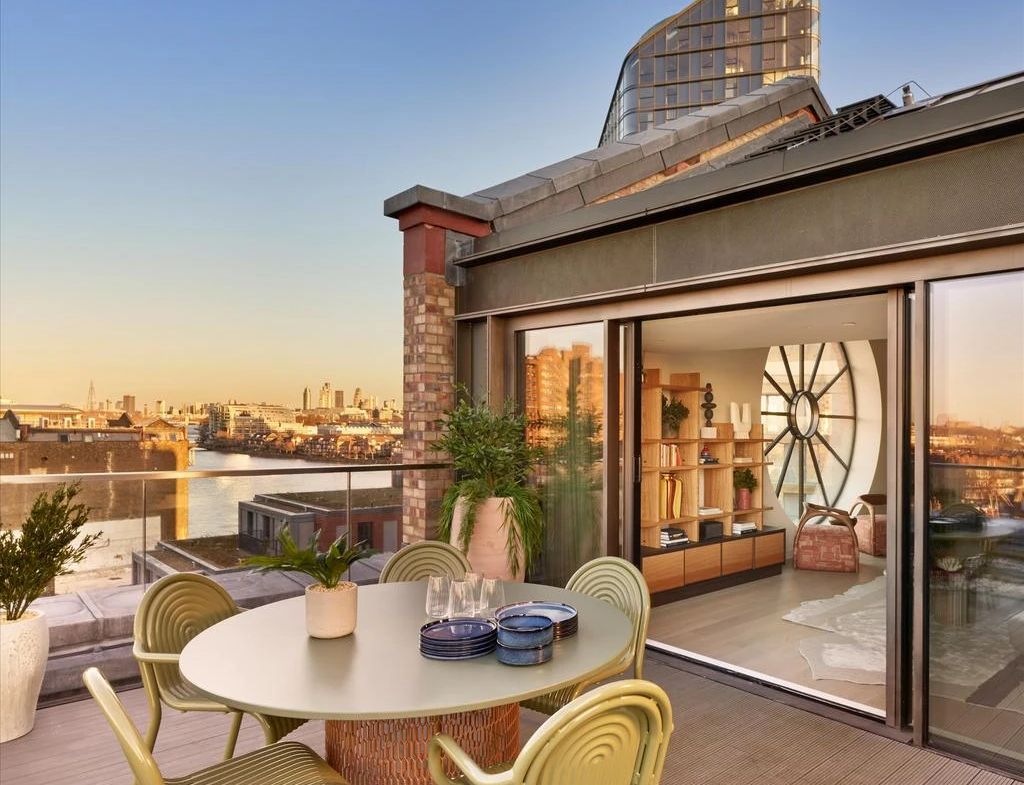 Chelsea Waterfront Powerhouse Show Apartment Terrace